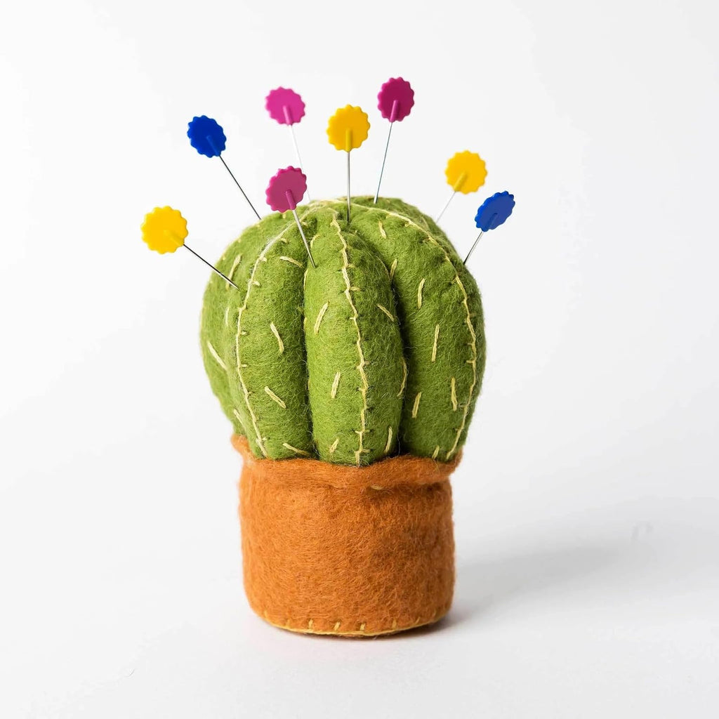 Wizardi Felt Sewing Kit for Adults - Cactus Pin Cushion