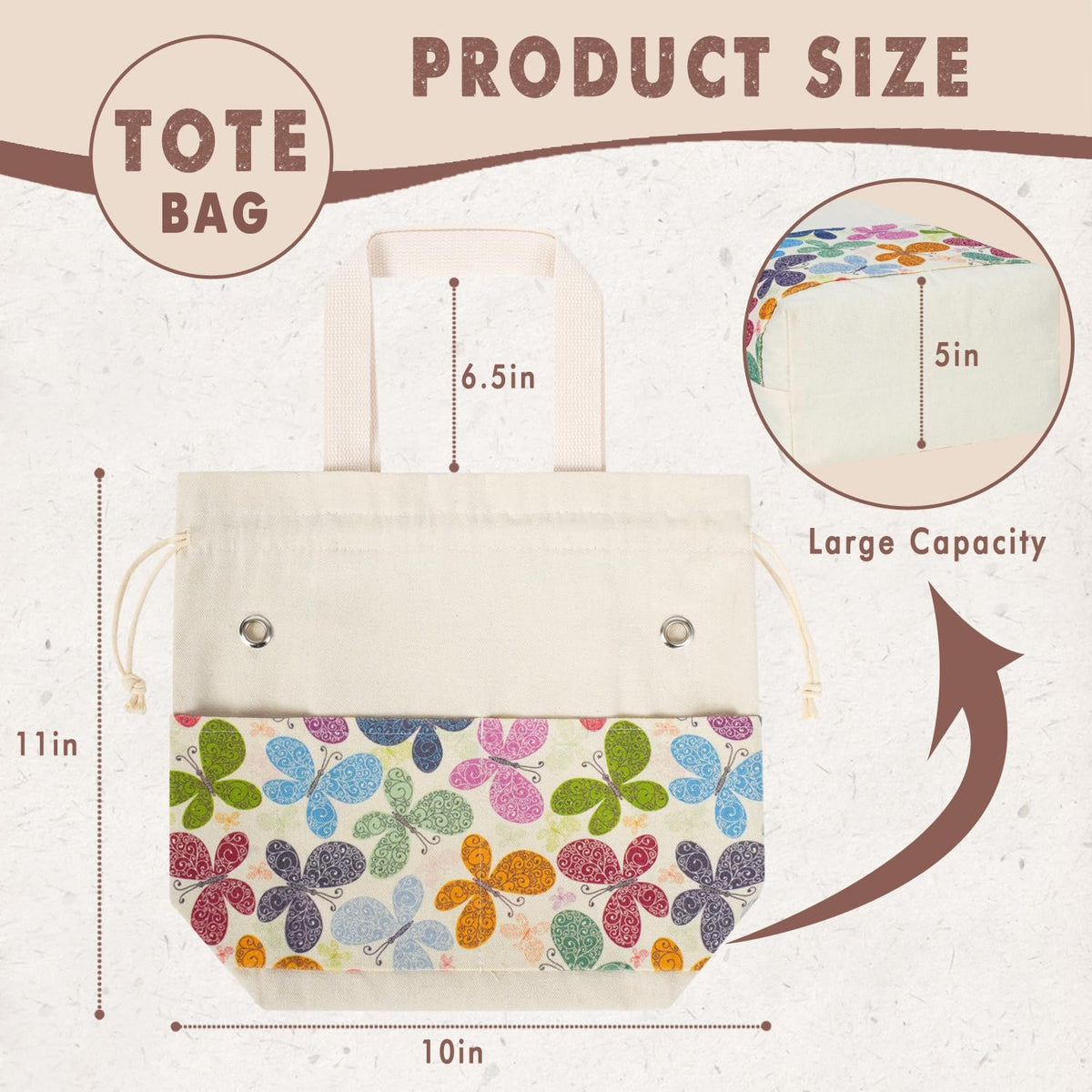 TOGETRUE Knitting/Crochet Storage Bag - Organizer for Travel & Yarn