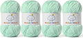 4 Pack Fluffy Chenille Yarn for Crocheting, Baby Yarn for Crocheting