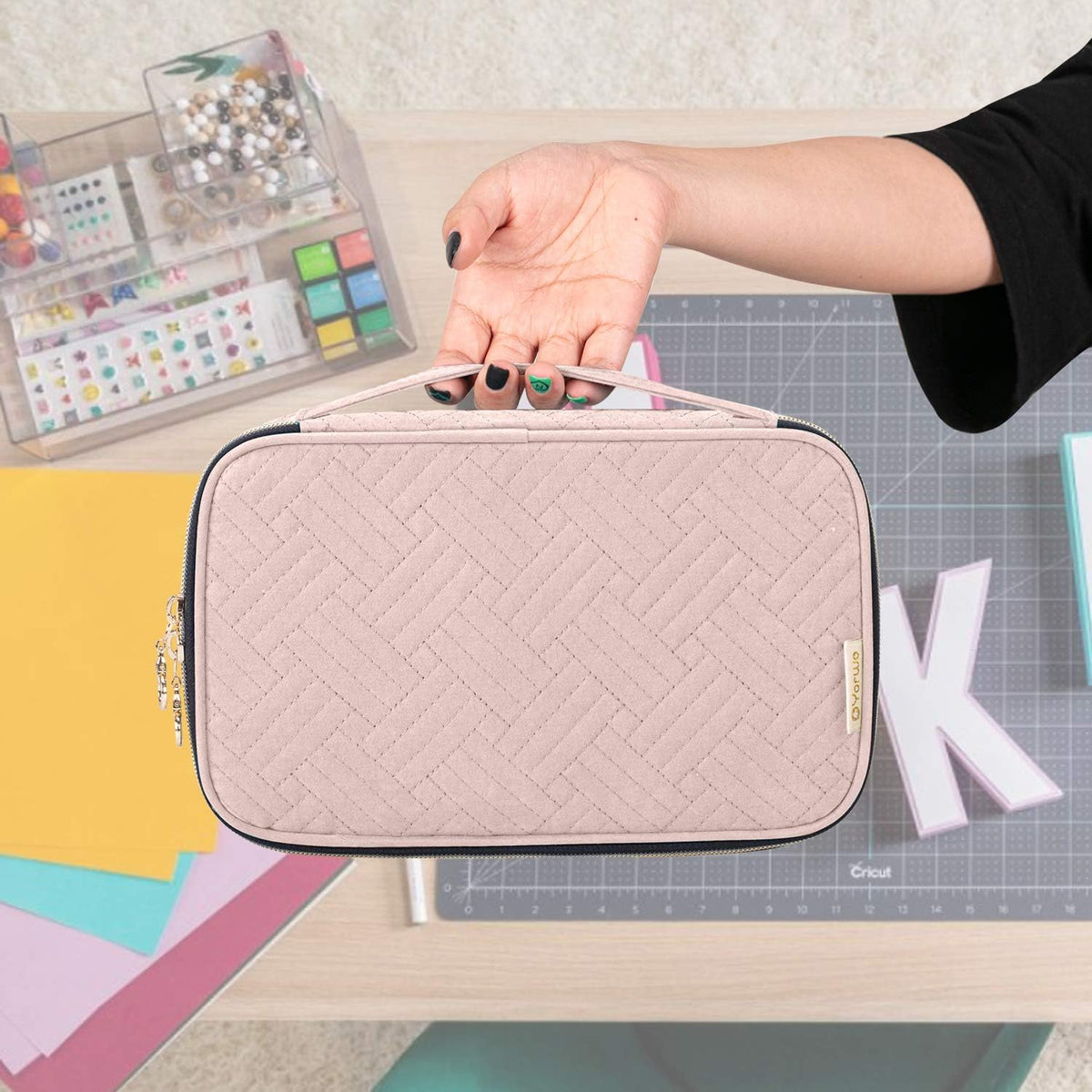 Yarwo Carrying Case Compatible with Cricut Pen and Basic Craft Tool