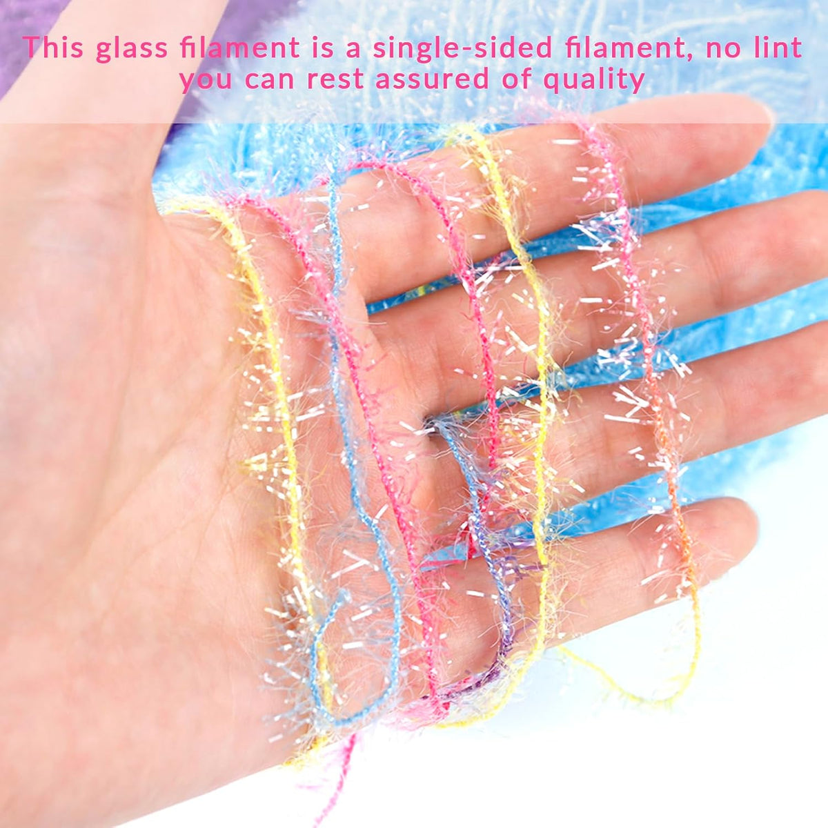 CAMAL Scrubby Yarn for Dishcloths Polyester Yarn for Crocheting