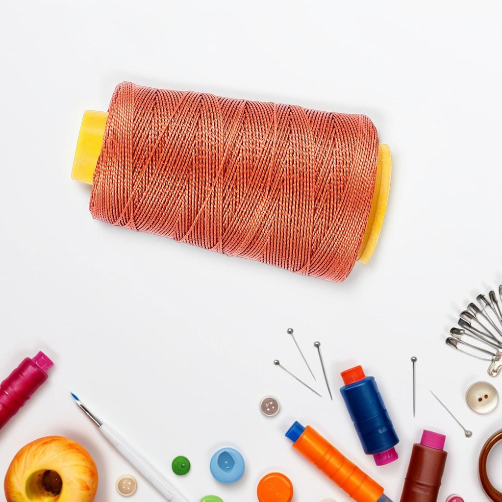 Hand Sewing Thread Roll Brown Nylon for Leather Repair, and