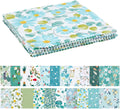 PH PandaHall 42pcs Floral Cotton Fabric Squares, 21 Styles 5x5 inch