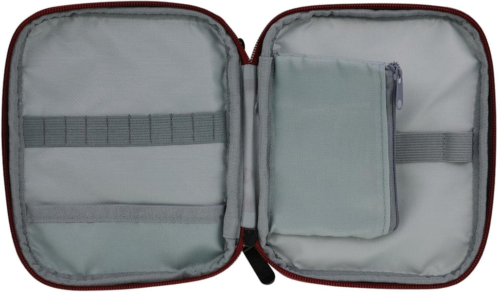 Empty Crochet Hook Bag Zipper Storage Organizer Bag Case for Crochet