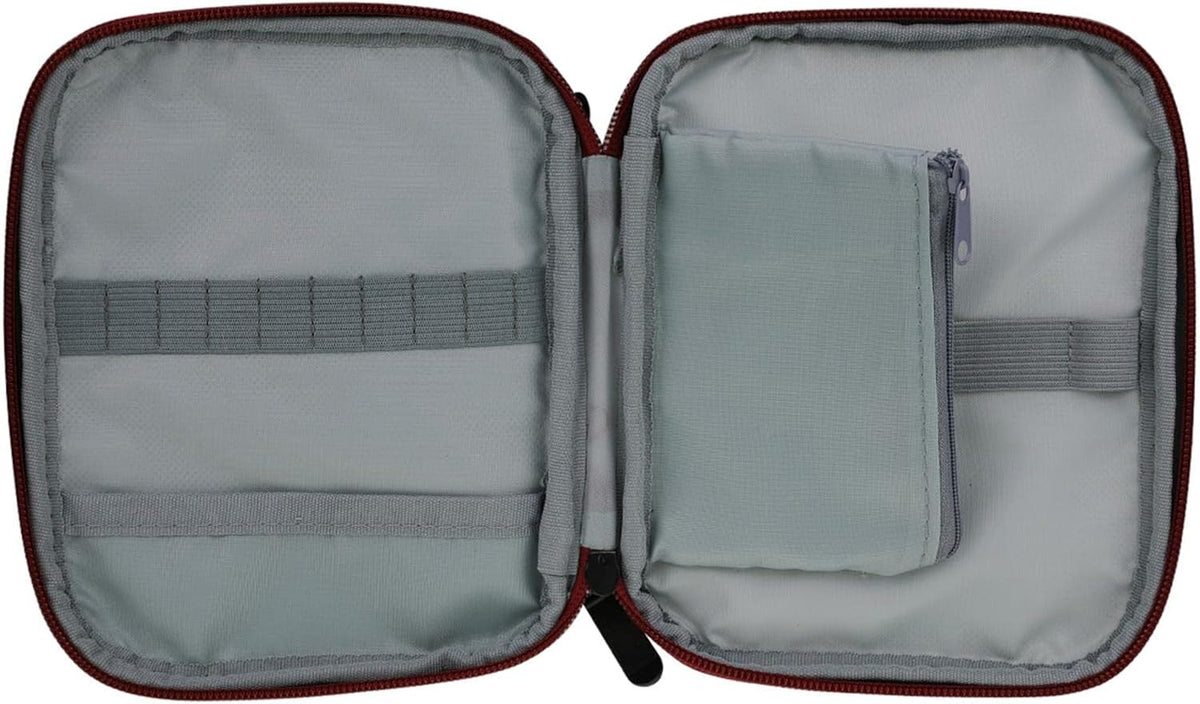 Empty Crochet Hook Bag Zipper Storage Organizer Bag Case for Crochet