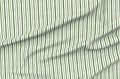 Spoonflower Fabric Green Stripe Cream Simple Hand on Essex Linen