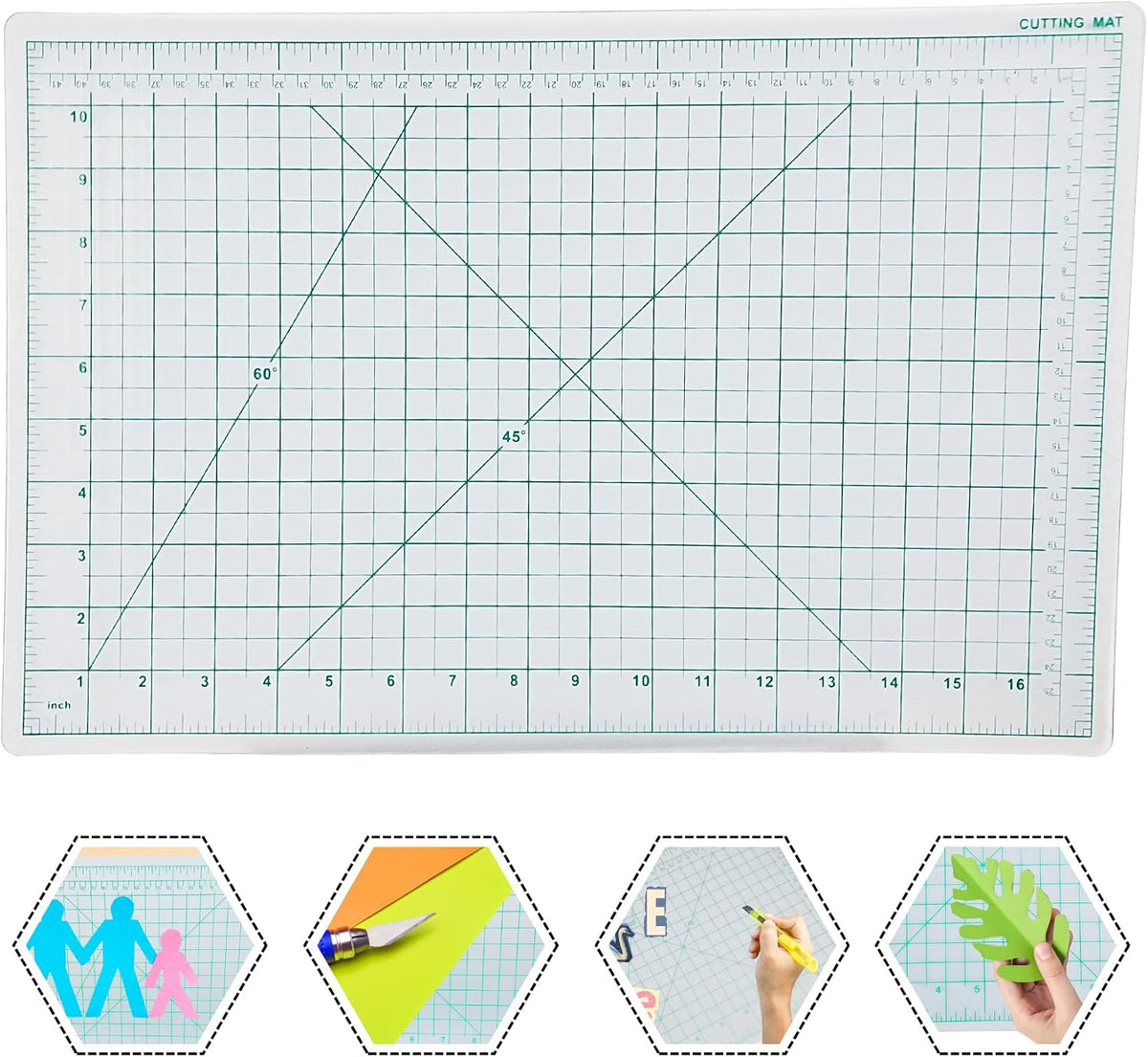ARTIST'S BEST 12 x 18" Clear Self Healing Cutting Mat