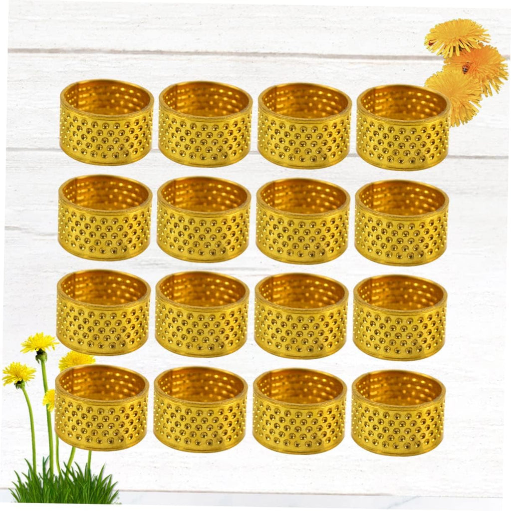 100Pcs Metal Sewing Thimble Finger Protector for DIY Quilting