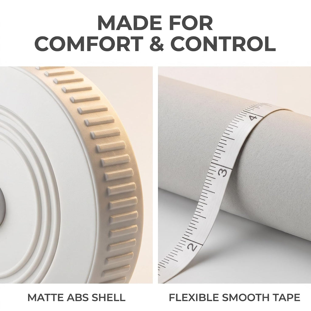 White Measuring for Body,Soft Tape Measure for Body Sewing Fabric