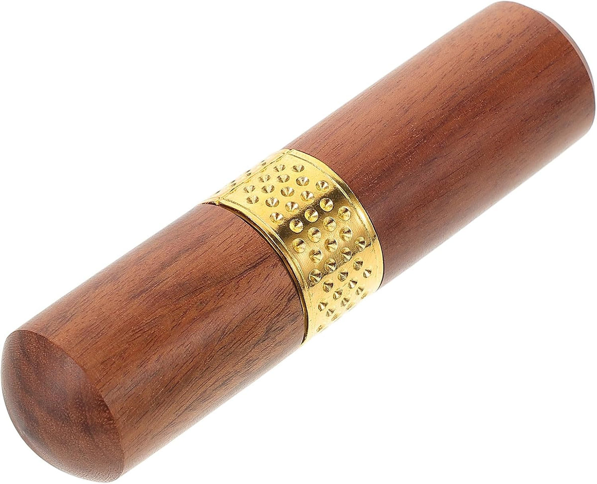 Wooden Sewing Needle Case for Knitting Lovers Xmas Portable Tube