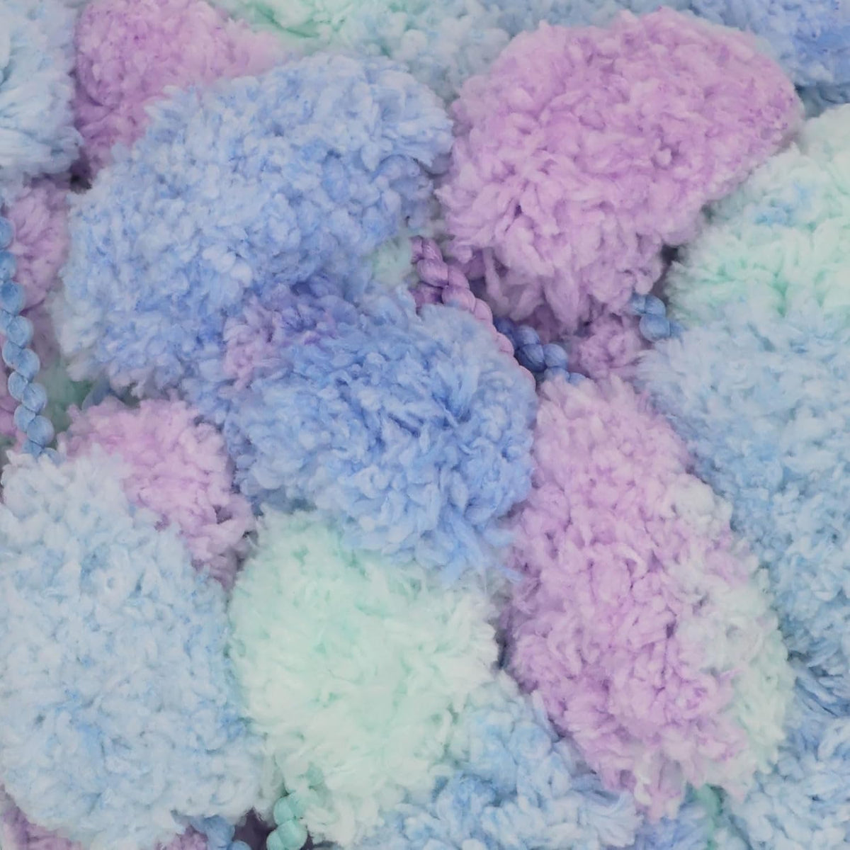 JubileeYarn Pom Bomb Yarn - Diamonds in The Sky - 4 Skeins