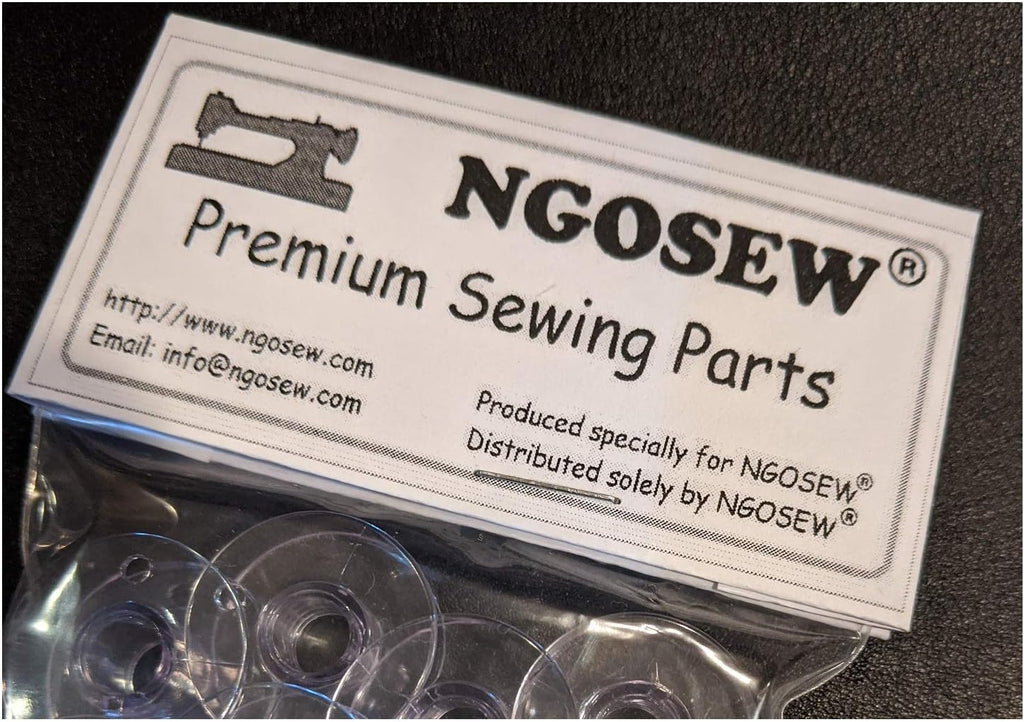 NGOSEW Clear bobbins for Singerr 227, 3321, 3323, 4432, 5554, 3116