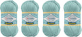 TROYARN Summer (4- Skeins Pack) Silk Effect Hand Knitting Yarn Crochet