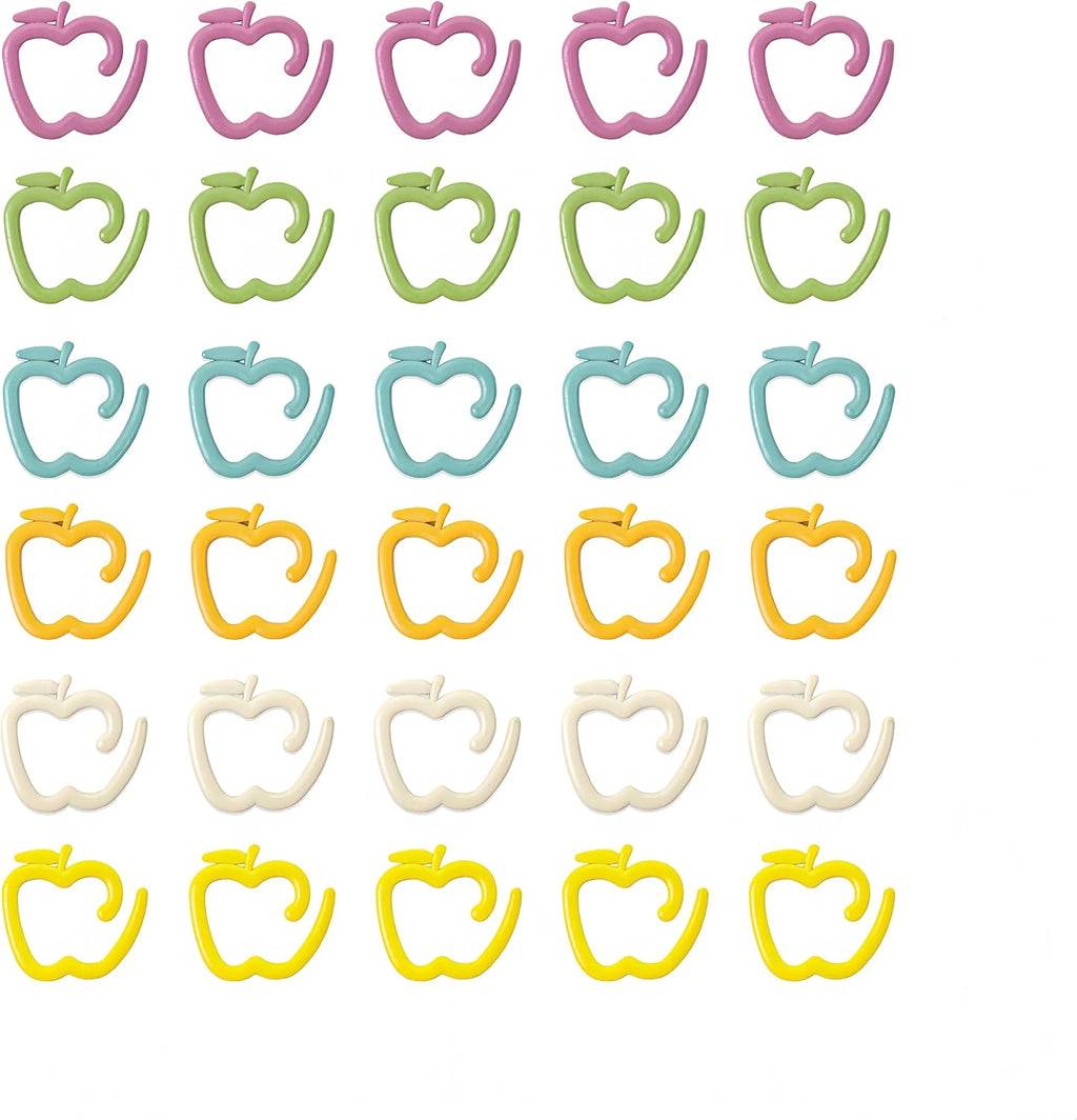 Wonafa 24 Pcs Stitch Markers for Crocheting,Colorful Crochet Stitch