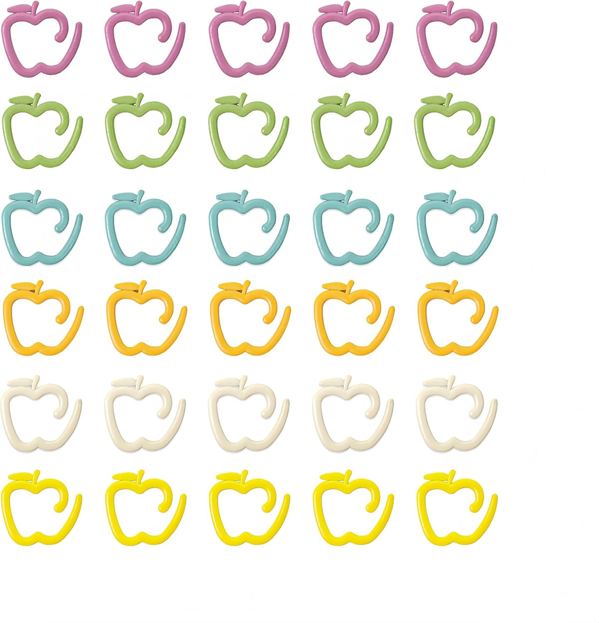 Wonafa 24 Pcs Stitch Markers for Crocheting,Colorful Crochet Stitch
