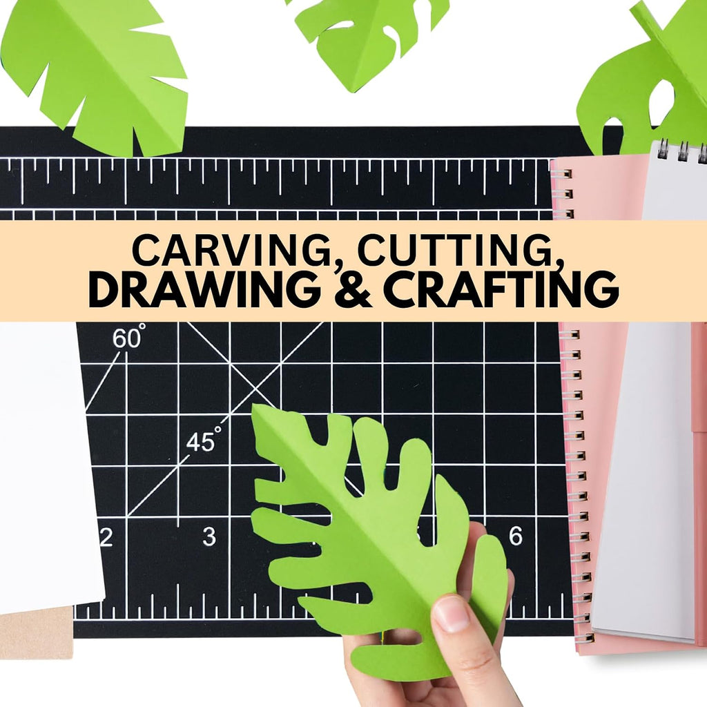 ARTIST'S BEST 2 Pc. 5" x 9" Self Healing Black Cutting Mat | Rotary