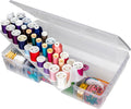 ArtBin Sew-Lutions Sewing Supply System with Thread Spool Tray, Clear