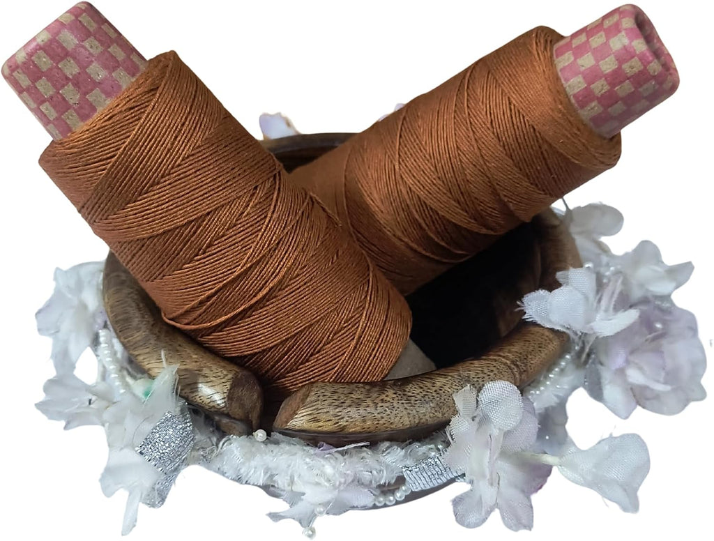 Knitsilk Pure Silk Viscose Blend Yarn Cone, 8 Ply, 160 Yards, Brown