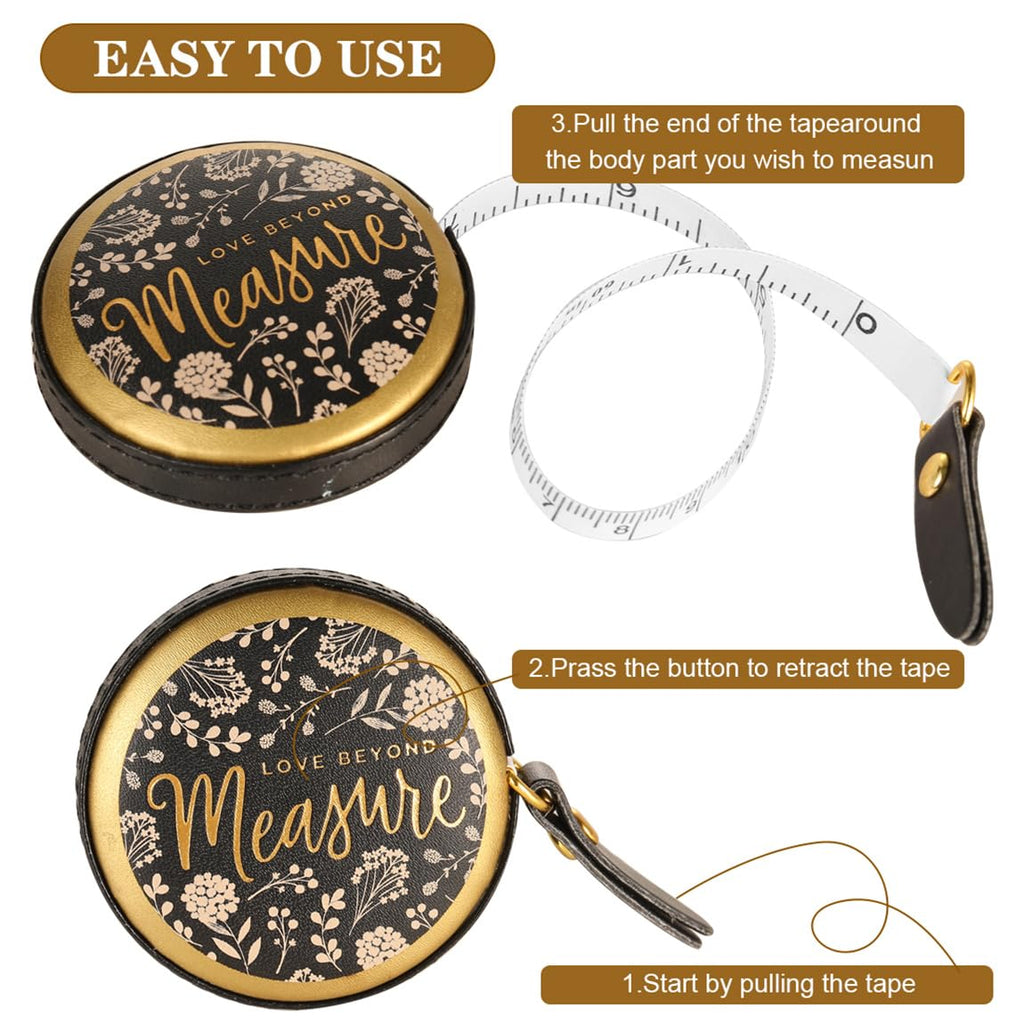 Soft Tape Measure Retractable Measuring Leather Mini Body Tape Measure