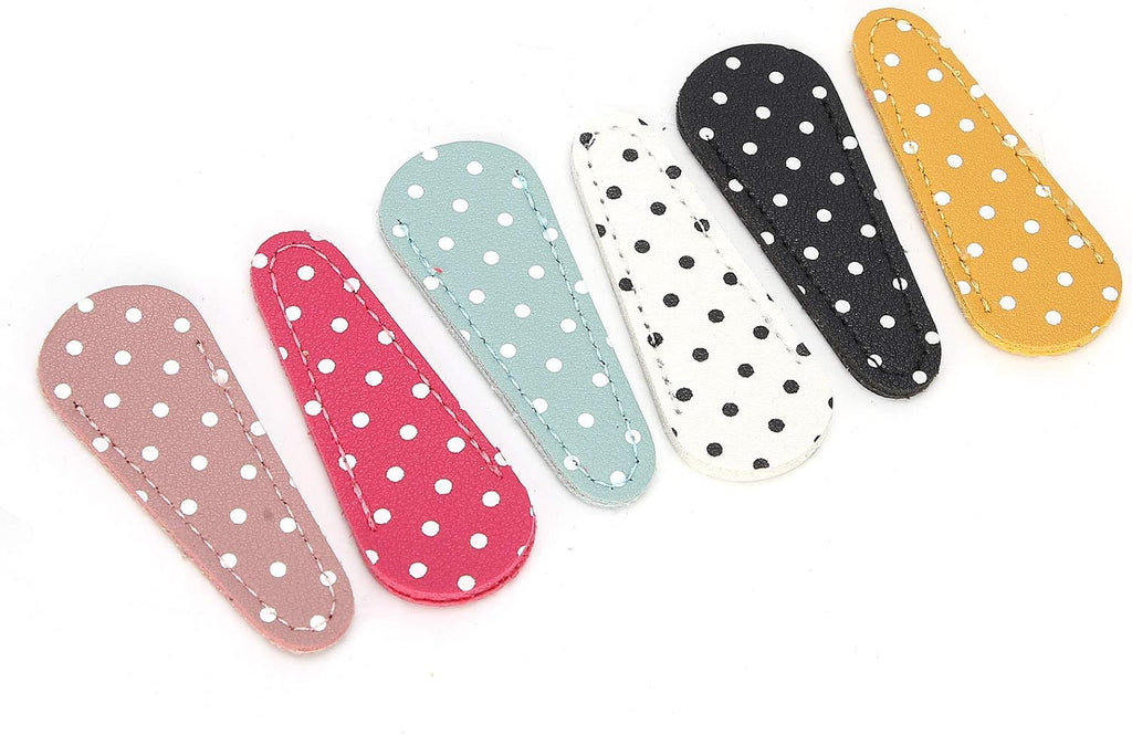Zerodis Knitting Tools Sheath Polka Dot Artificial Leather Protective