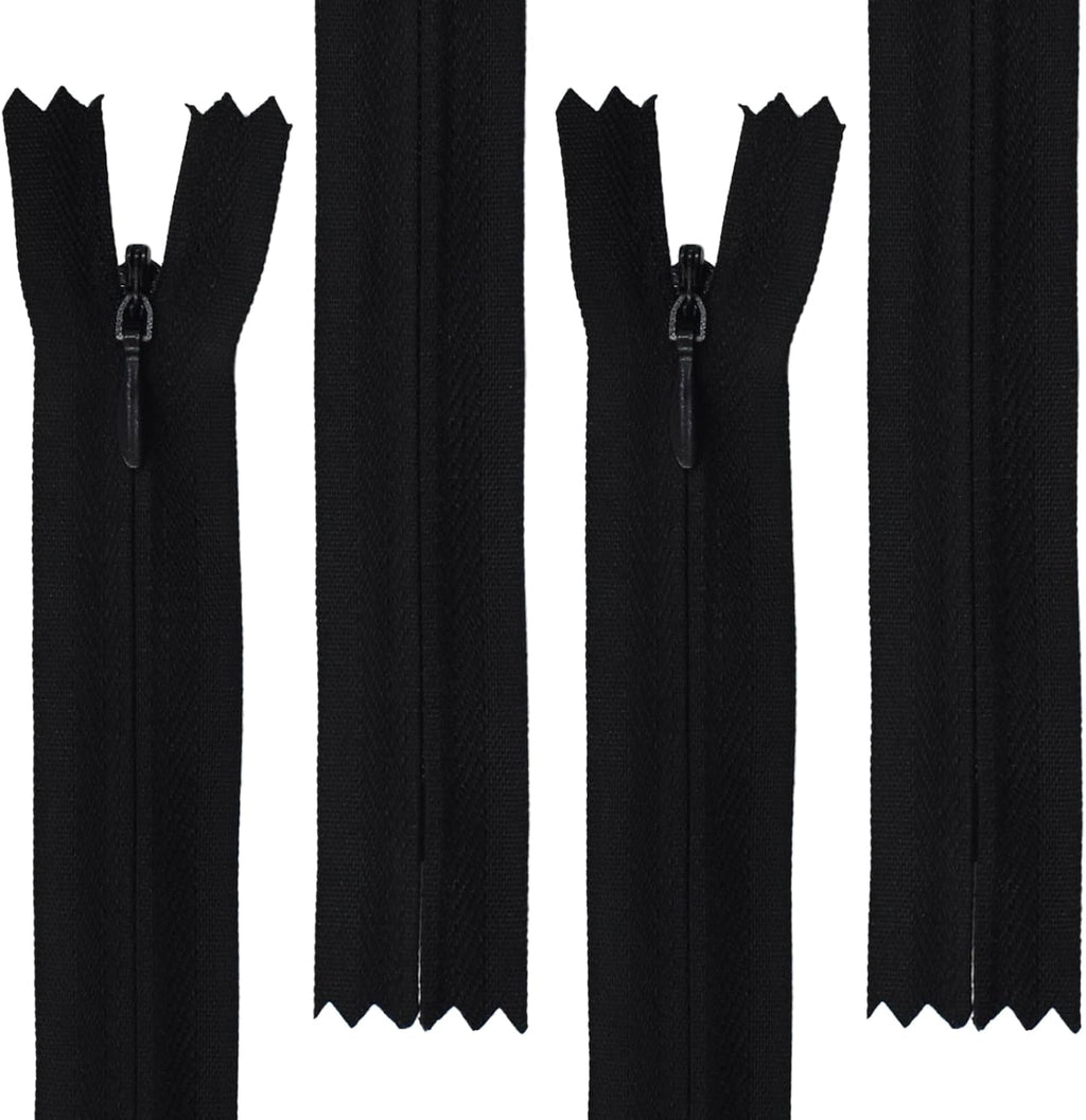 40pcs 21.5 Inch Nylon Invisible Zippers, Bulk Zippers Supplies for