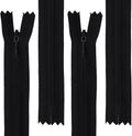 40pcs 21.5 Inch Nylon Invisible Zippers, Bulk Zippers Supplies for