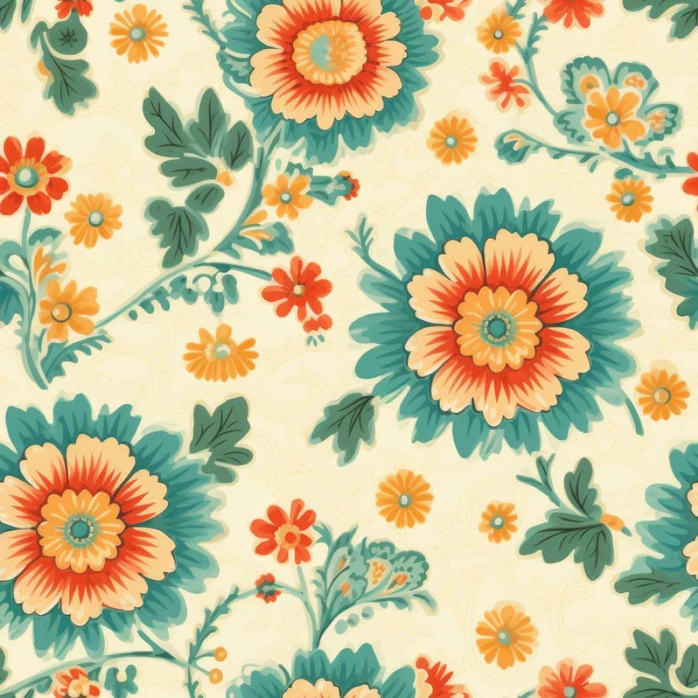 45" Quilter's Cotton Fabric by The Yard 100% Cotton Digitally Printed
