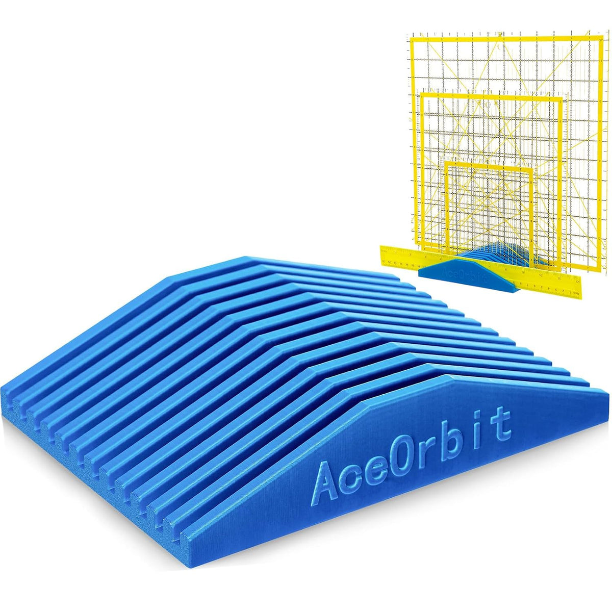 Aceorbit 12 Slot Quilting Rulers Rack Storage, Desktop Sewing Ruler