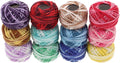 12 Piece Cotton Embroidery Threads Set for Cross Stitch Projects