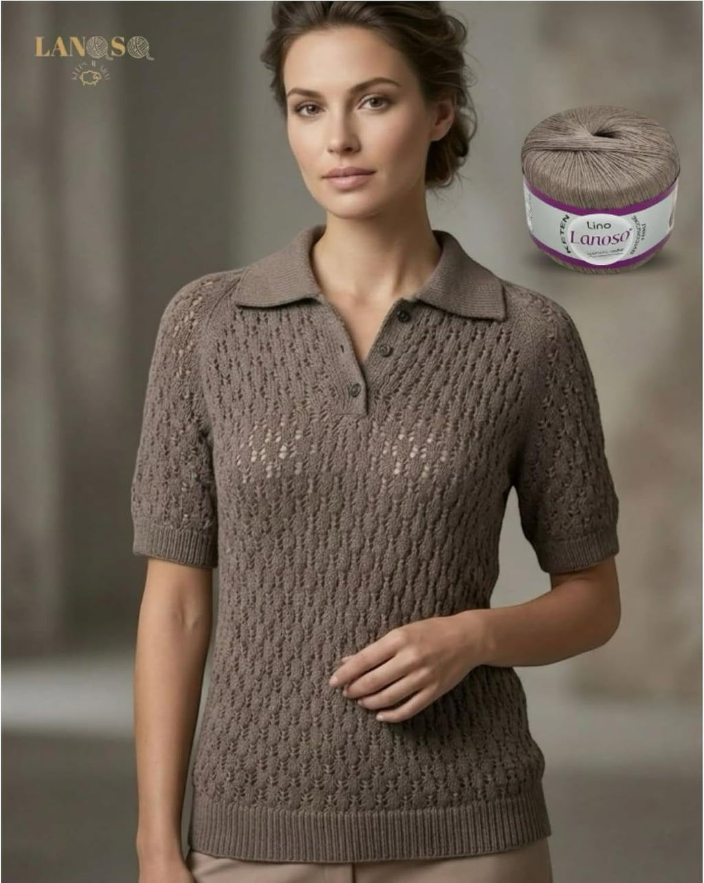 Lino Yarn - 50% Linen 50% Viscose Blend, 50g (1, 934)