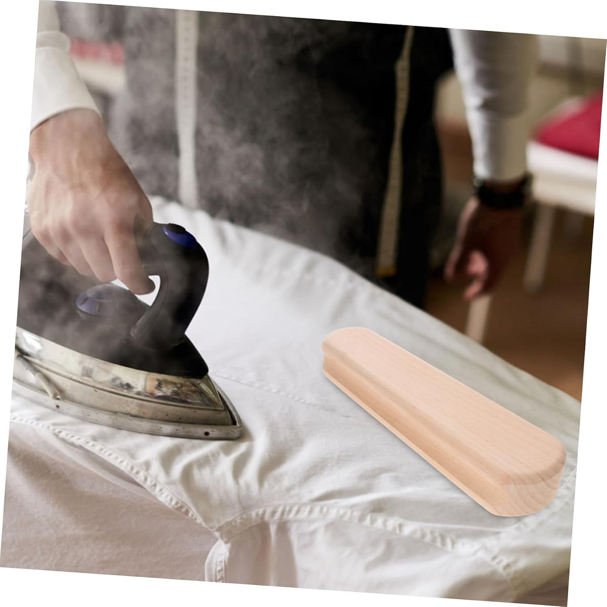 Beech Wood Tailor Clapper Tool for Sewing and Ironing Projects
