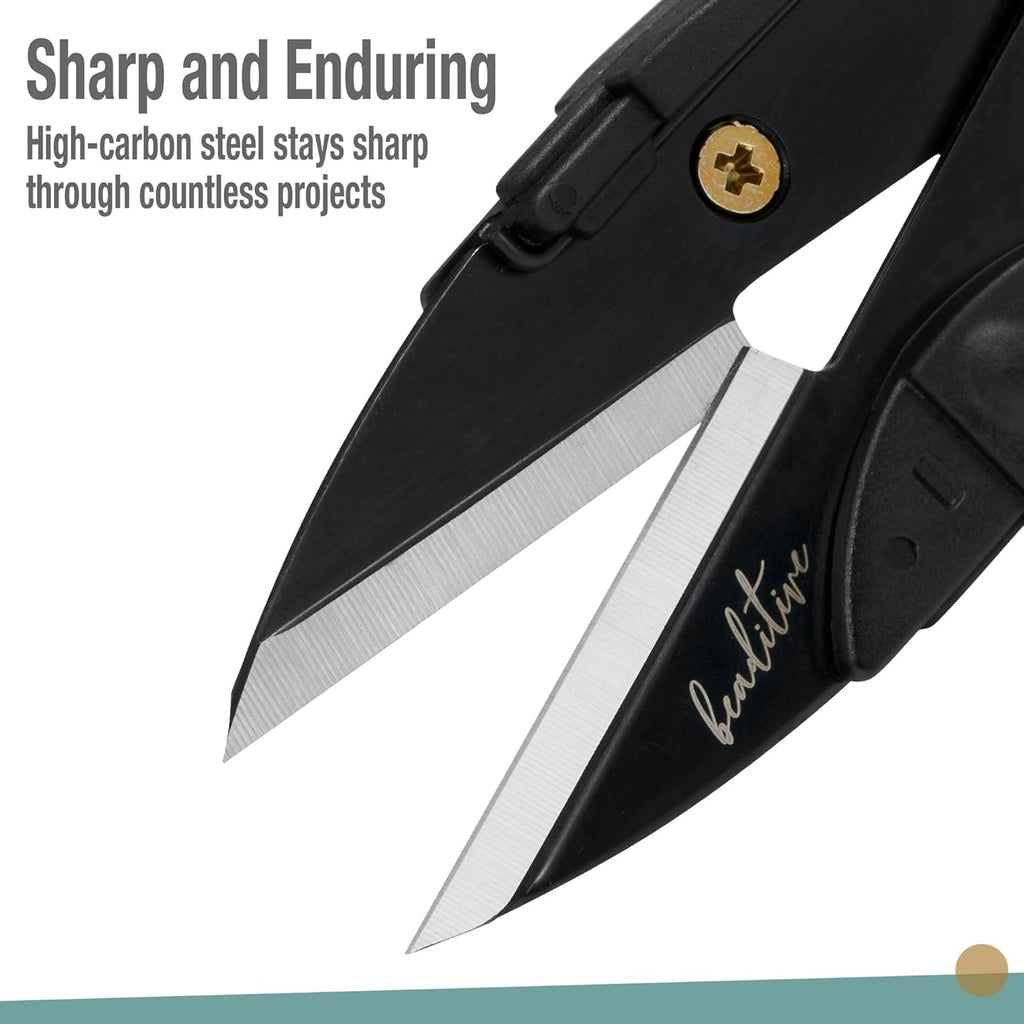 Beaditive Premium Thread Snips - Thread, Yarn, Embroidery Snipper for