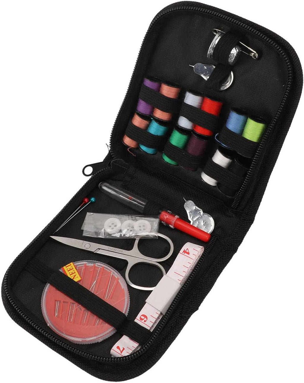 Eacam Portable Sewing Kit with Needles Thread Scissors for Travel Home
