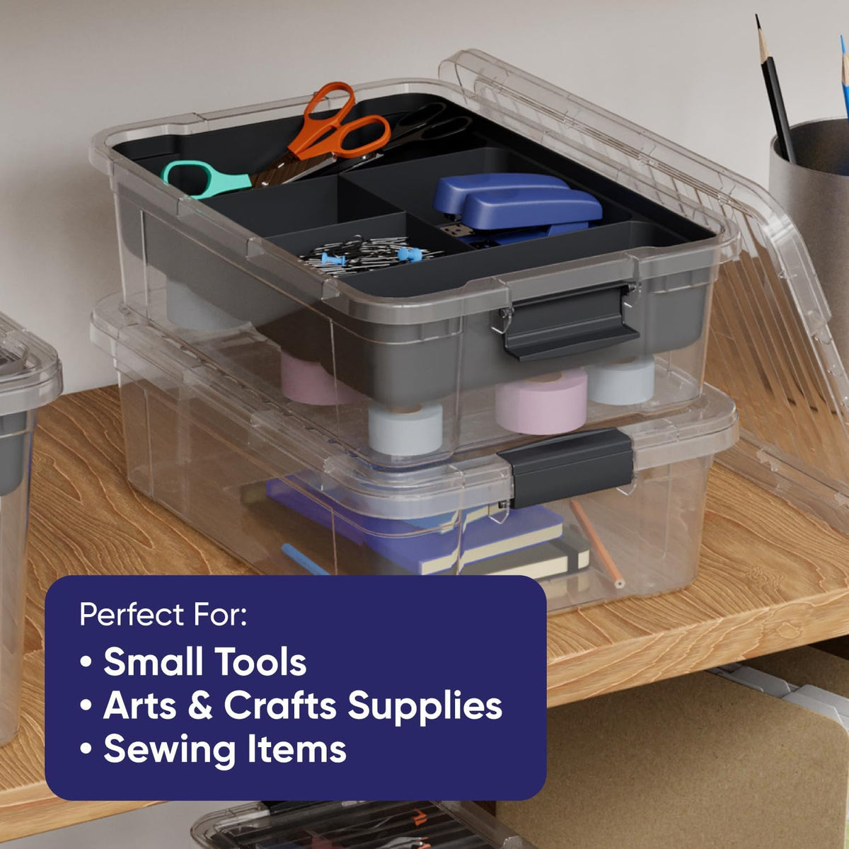 Superio Storage Container Organizing Tray for Superio Bin or Drawer