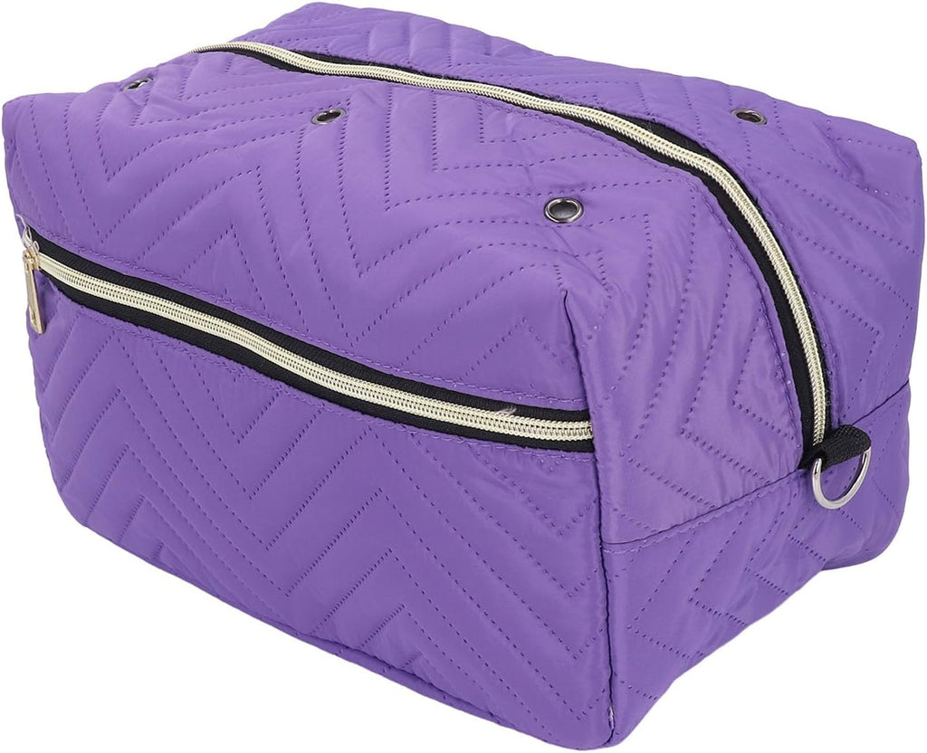 Mingzhe Knitting Bag with Large Storage Capacity (Purple)