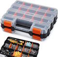 Kowsinde Double Side Tool Organizer, Hardware Storage Box