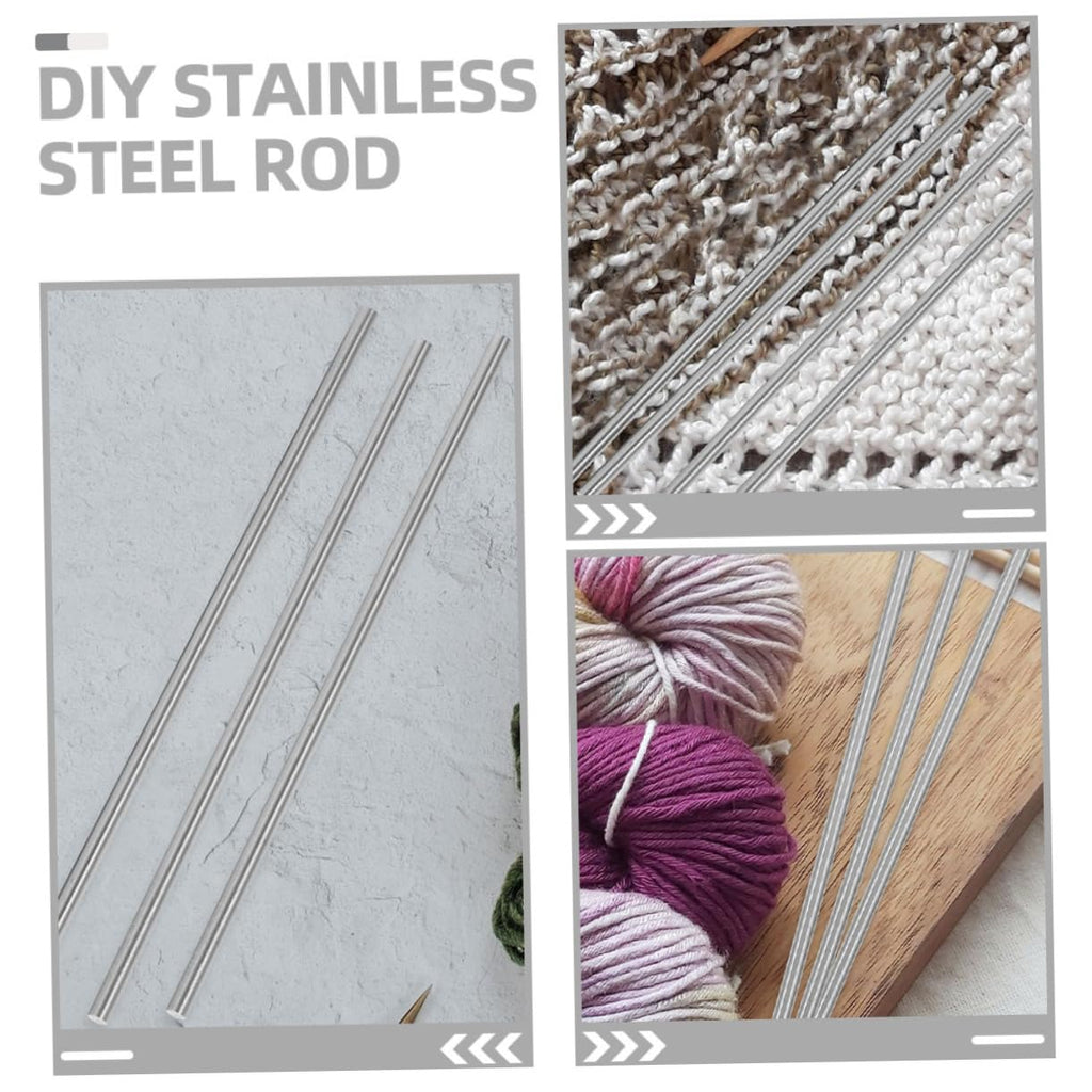 DIY Crochet Board Fixing Rods Stainless Steel Knitting Tools Blocking