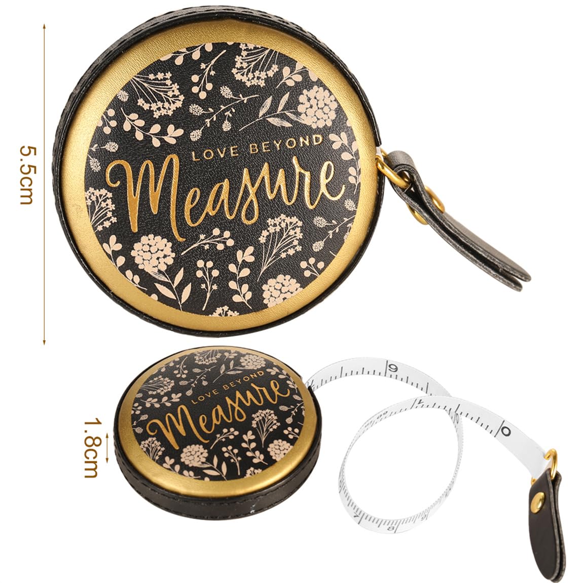 Soft Tape Measure Retractable Measuring Leather Mini Body Tape Measure