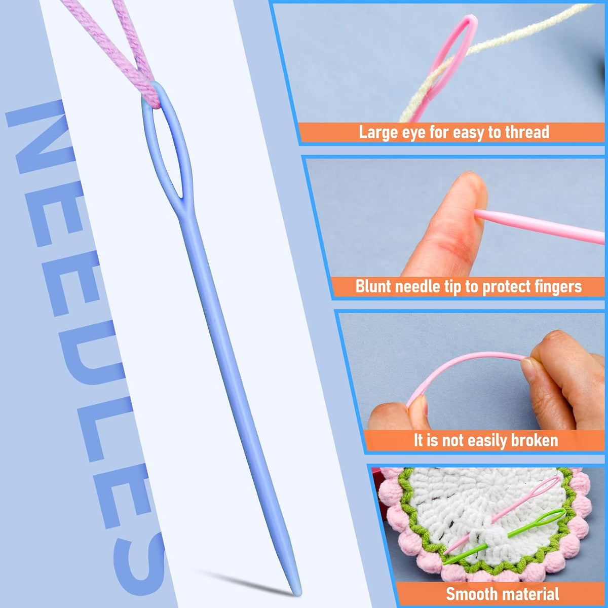 Bupete 25 PCS Yarn Needles, Tapestry Needle Darning Needles for Yarn