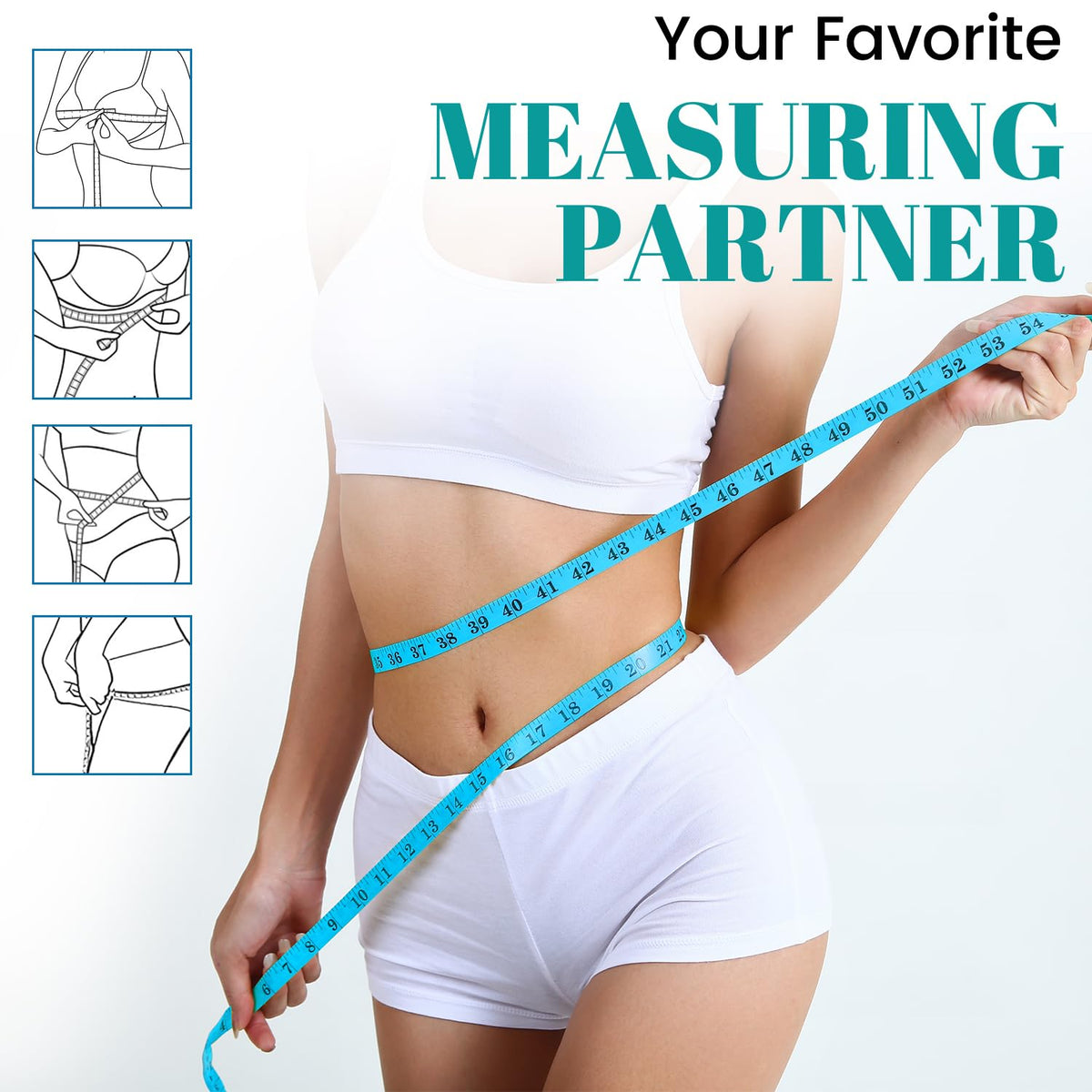 Tape Measure Soft Seamstress Cloth Tailor Body Measuring Tape for