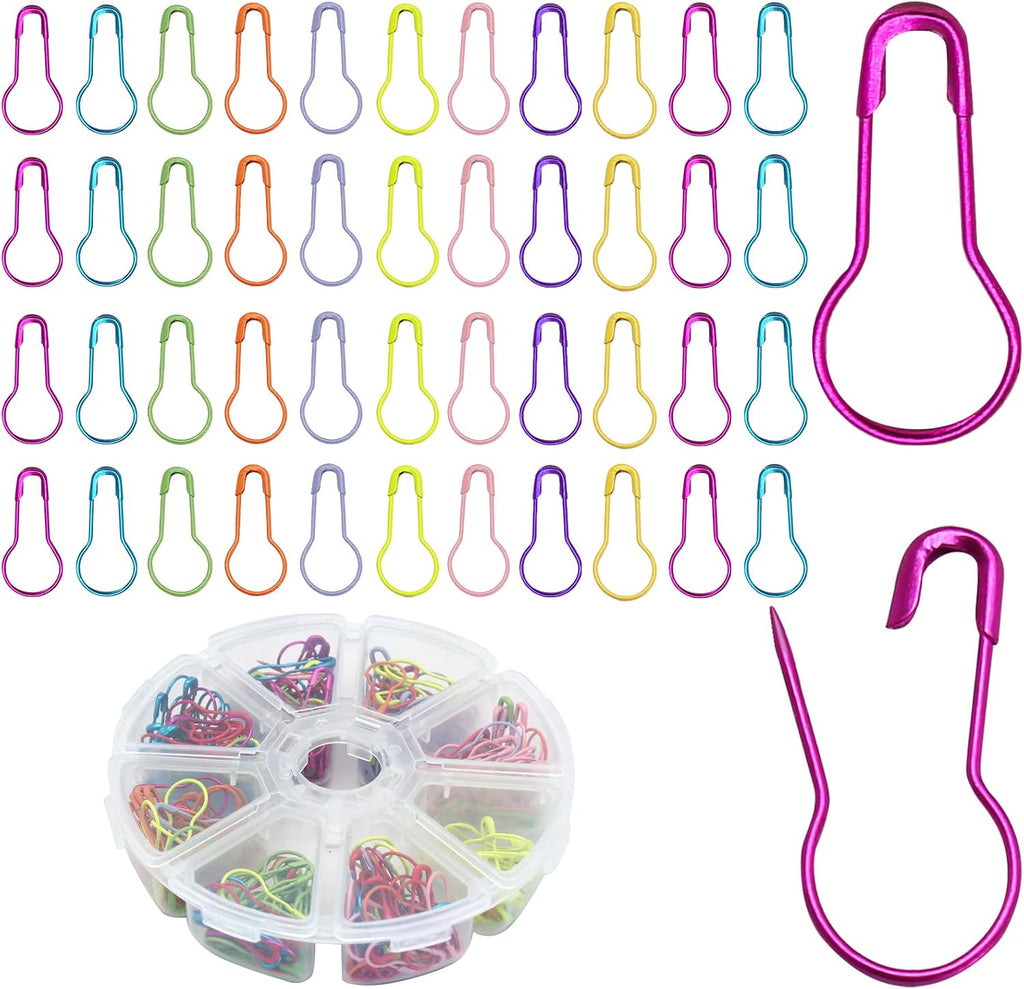320 Pieces Safety Bulb Pins Metal Gourd Pin Set