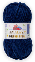 1 Skein/Pack Hiveroots Dolphin Baby Chenille Yarn, Each Ball 100 gr