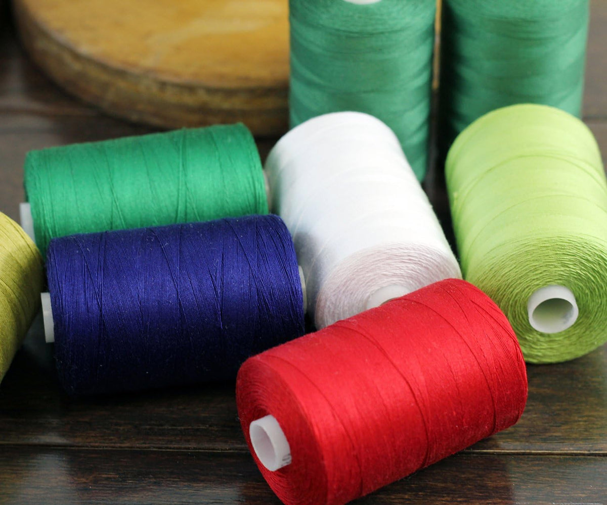 ThreadArt Cotton Quilting Thread Set, 1000M 50/3, 6 Pink Tones