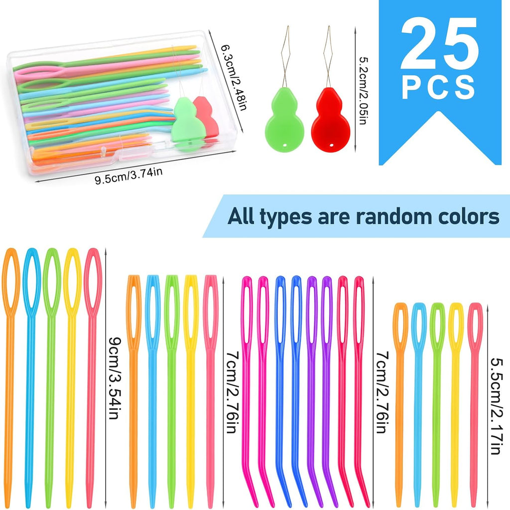 Bupete 25 PCS Yarn Needles, Tapestry Needle Darning Needles for Yarn