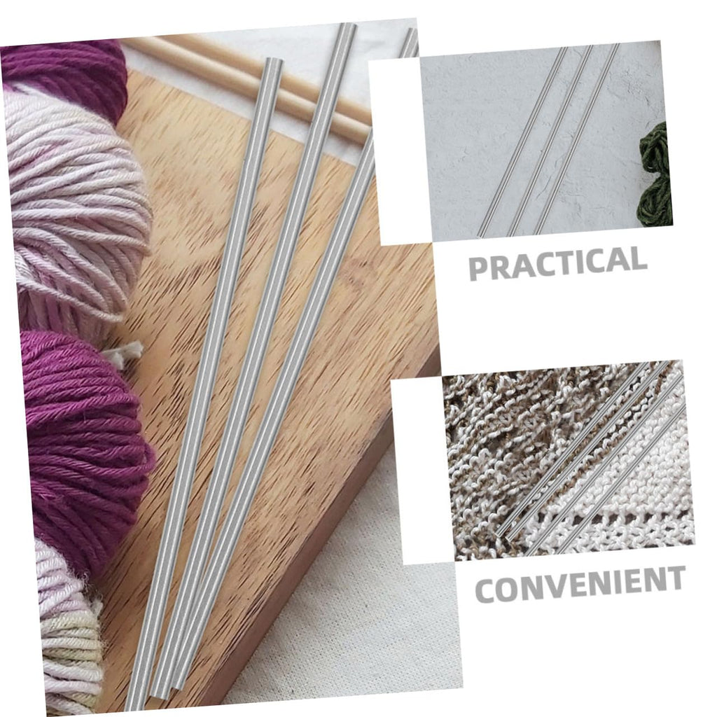 DIY Crochet Board Fixing Rods Stainless Steel Knitting Tools Blocking