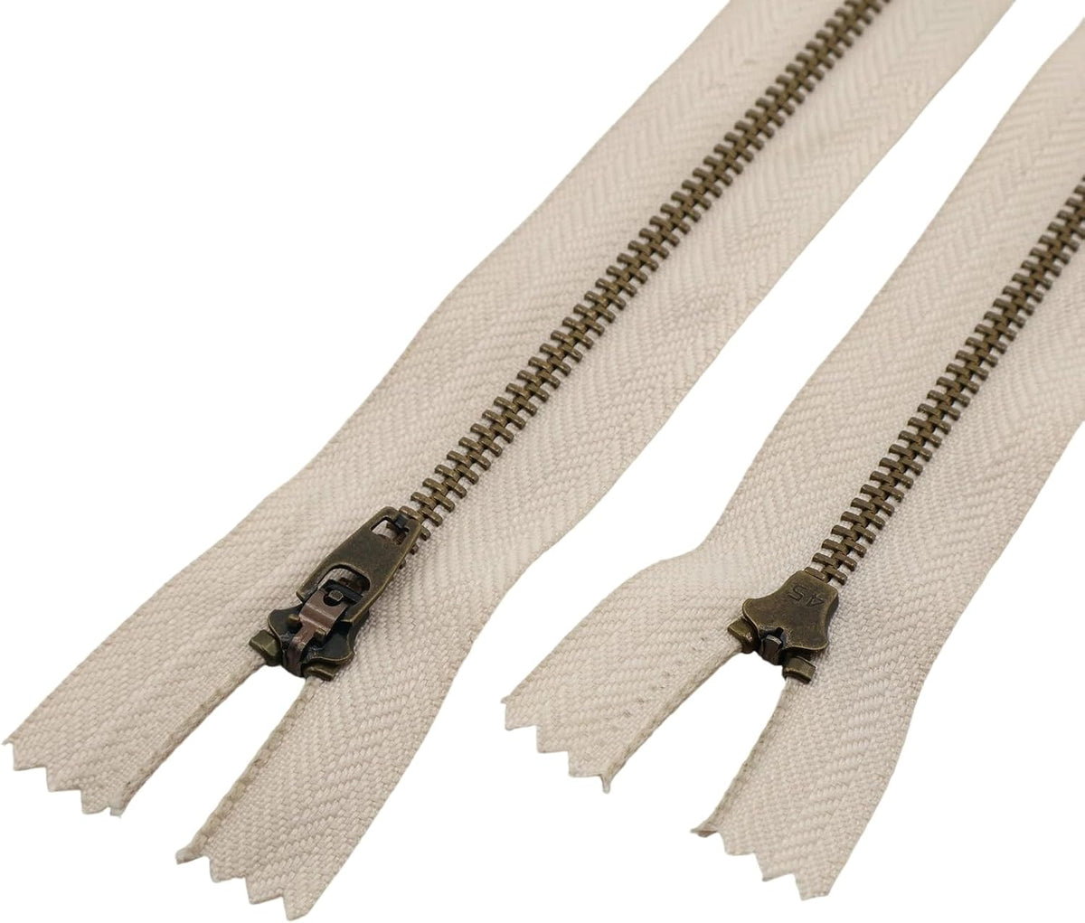 Leekayer 3# Jeans Zipper 5" Metal Zipper Close End Zippers 6pcs