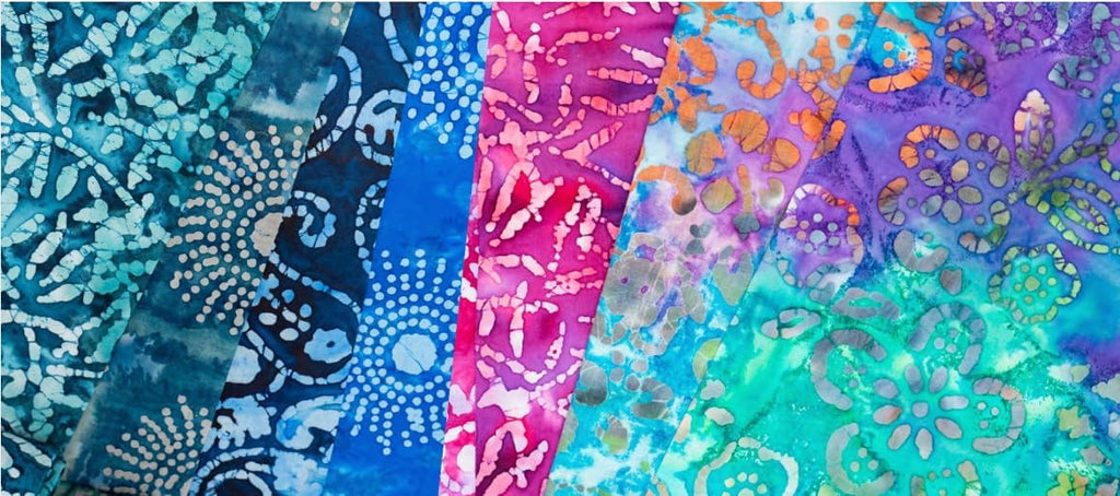 SINGER® Fabrics, 100% Cotton Batik Collection, 42" Wide, Craft & Quilt