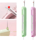 2 in 1 Automatic Needle Threaders Seam Ripper,Quilting Supplies Sewing