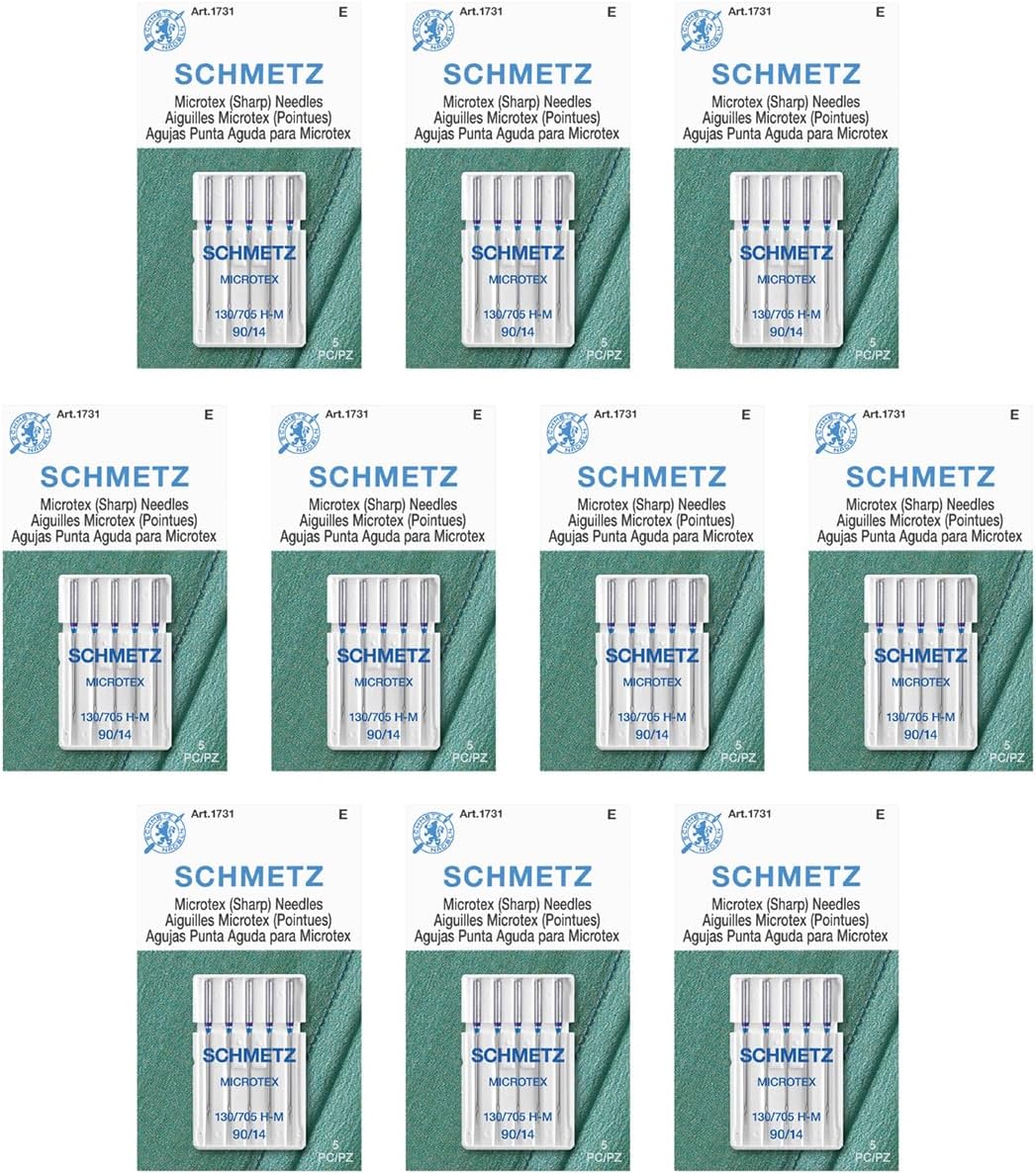 SCHMETZ Microtex Sharp Sewing Machine Needles - Quilting &