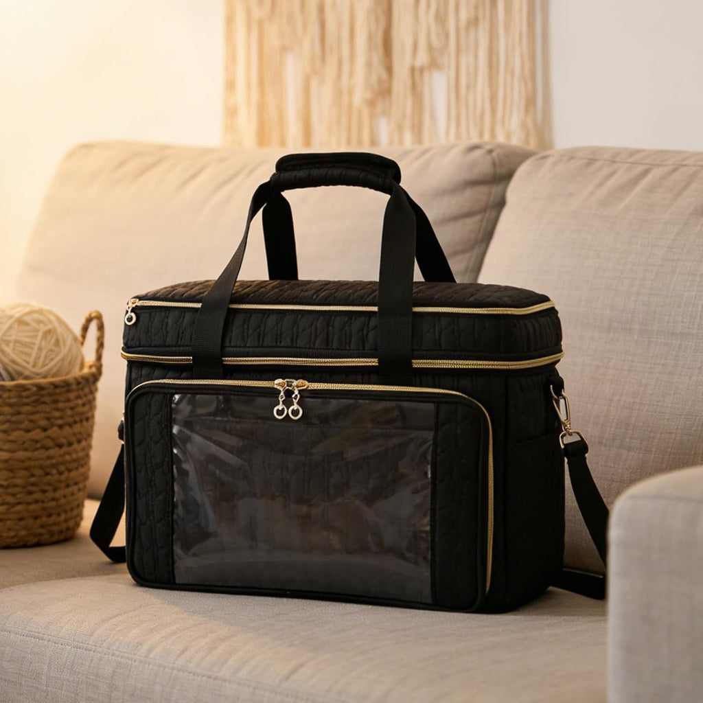 Yarn Storage Bag Compartmented Large Capacity Organizer